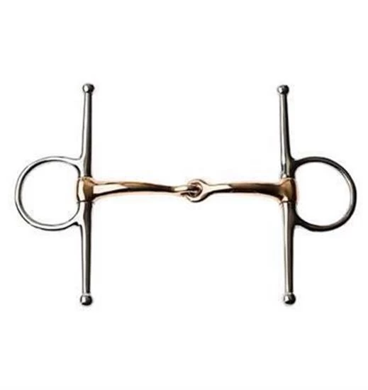 Metalab Full Cheek Copper Snaffle Bit 3 Metalab Full Cheek Copper Snaffle Bit