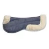 Shedrow Synthetic Suede Sheepskin Half Pad -Horse Supplies Store 30164