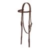 Copper Canyon Latigo Brow Band Headstall W/ Chicago Screws 2 Copper Canyon Latigo Brow Band Headstall W/ Chicago Screws -Horse Supplies Store 30991