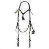 Copper Canyon Nylon Vaquero Cross Knot Brow Headstall -Horse Supplies Store 30996