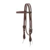 Weaver Canyon Rose Straight Browband Headstall Chevron Buckle -Horse Supplies Store 31068
