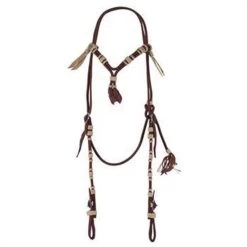 Copper Canyon Nylon Vaquero Cross Knot Brow Headstall 5 Copper Canyon Nylon Vaquero Cross Knot Brow Headstall -Horse Supplies Store 46134