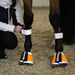 Horze Reflective Leg Straps -Horse Supplies Store 49385