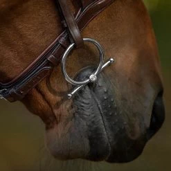 Fager Julia Sweet Iron Low Port Copper Roller Baby Fulmer Loose Ring Bit -Horse Supplies Store 50886