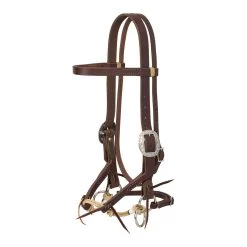 Weaver Justin Dunn Canyon Rose Bitless Bridle