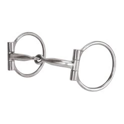 Weaver Sweet Iron Offset Dee Ring Snaffle Bit W/ Copper Inlay
