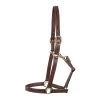 Val Du Bois Triple Stitch Leather Halter -Horse Supplies Store 56386