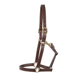 Val Du Bois Triple Stitch Leather Halter