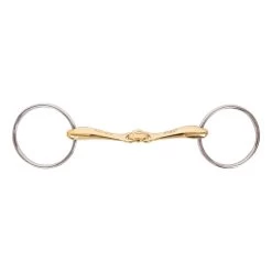 Neue Schule Loose Ring Turtle Tactio Flex Snaffle Bit - 16 Mm