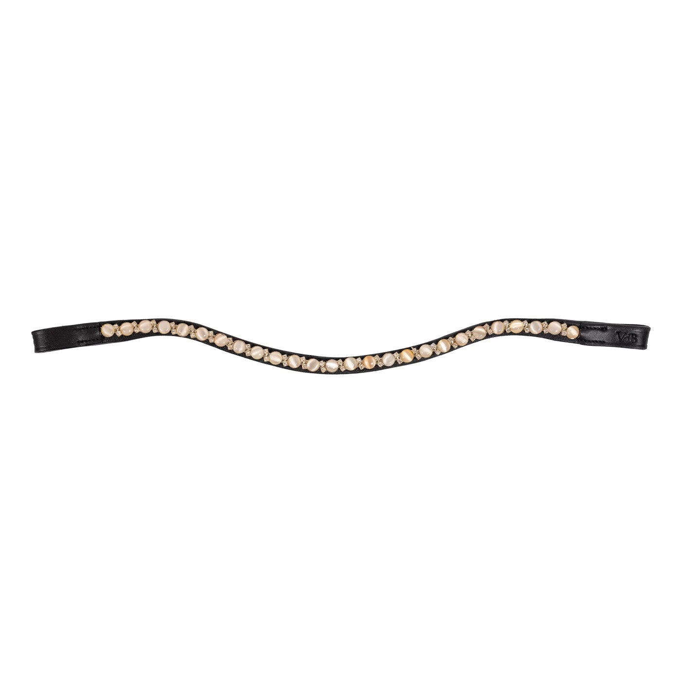 Val Du Bois Shaped Pearl Browband 3 Val Du Bois Shaped Pearl Browband