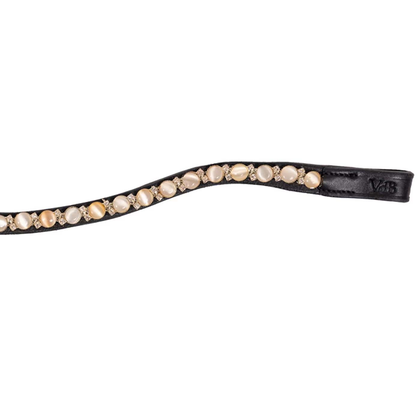 Val Du Bois Shaped Pearl Browband 4 Val Du Bois Shaped Pearl Browband - Image 2