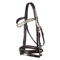 FFE Split Wave Dressage Snaffle Bridle