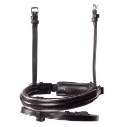 FFE Crystal V Silver Piping Dressage Snaffle Bridle -Horse Supplies Store 64344