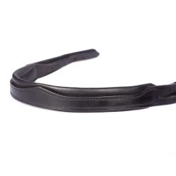 FFE Crystal V Silver Piping Dressage Snaffle Bridle -Horse Supplies Store 64346