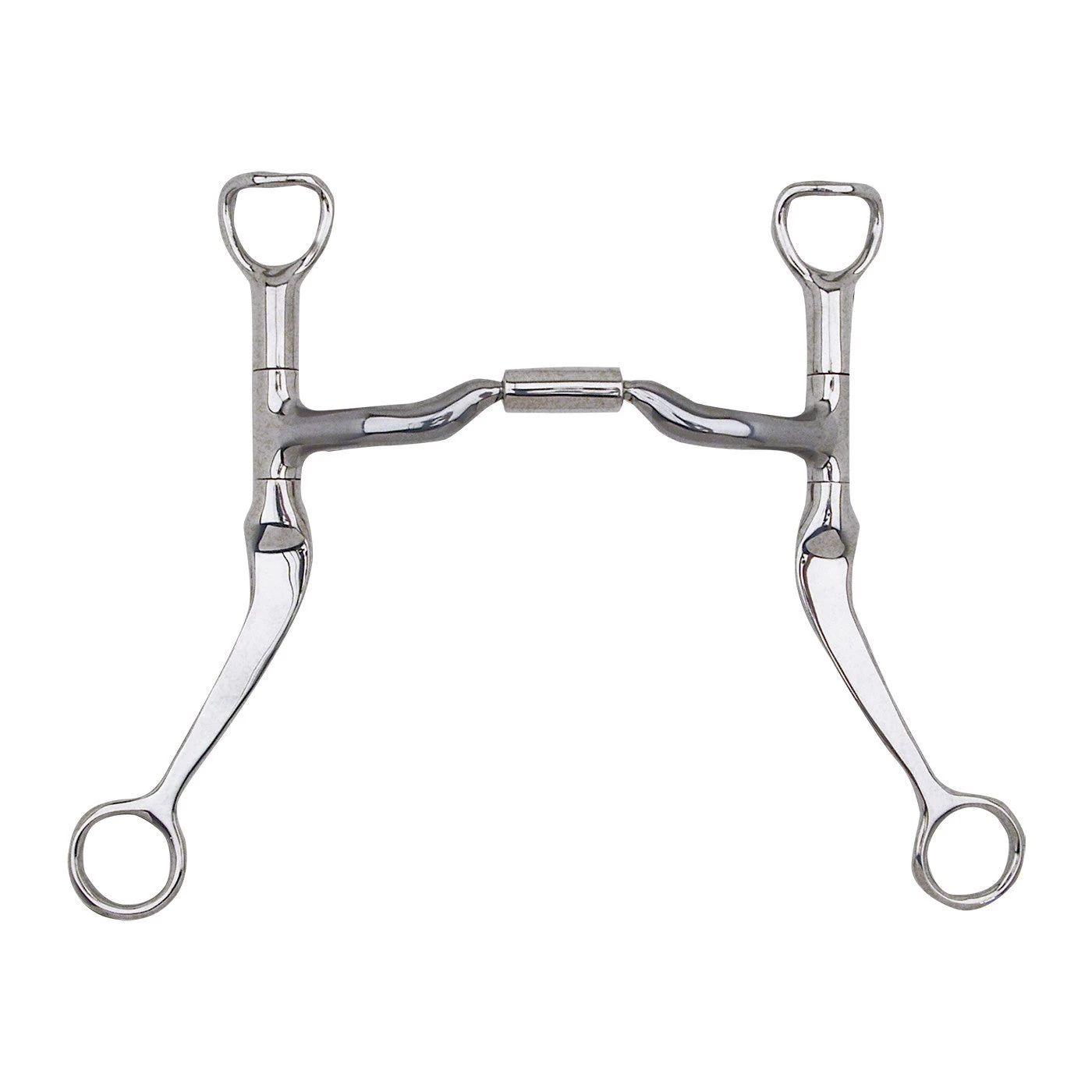 Myler 7 In. Flat Shank Bit W/ Sweet Iron Low Port - Level 2 3 Myler 7 In. Flat Shank Bit W/ Sweet Iron Low Port - Level 2