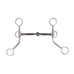 Metalab Sweet Iron Sliding Cheek Snaffle Bit