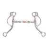 Metalab Training Pelham Bit W/ Copper Roller -Horse Supplies Store 65593