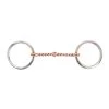 Metalab Flat Ring Copper Twisted Mouth Bit -Horse Supplies Store 66099