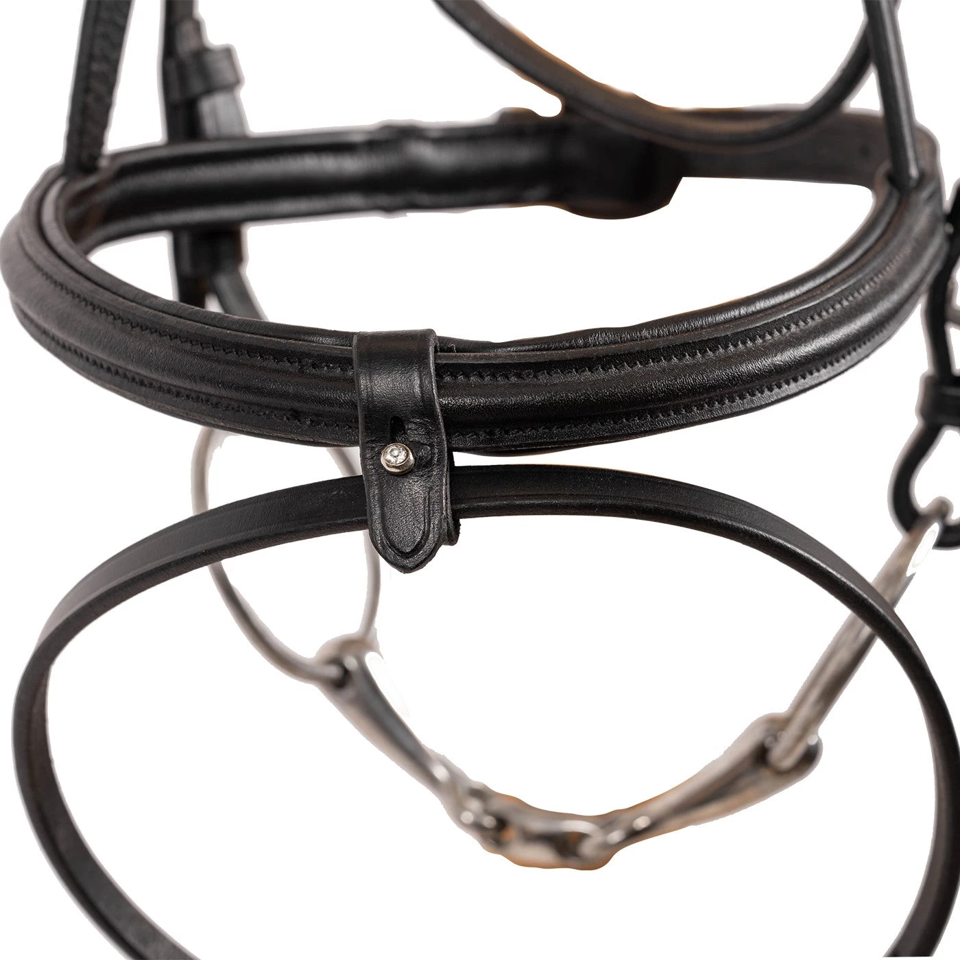 Val Du Bois Padded Dressage Bridle W/ Removable Flash 7 Val Du Bois Padded Dressage Bridle W/ Removable Flash - Image 5