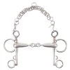 Metalab Hollow Mouth French Link Pelham Bit -Horse Supplies Store 66674