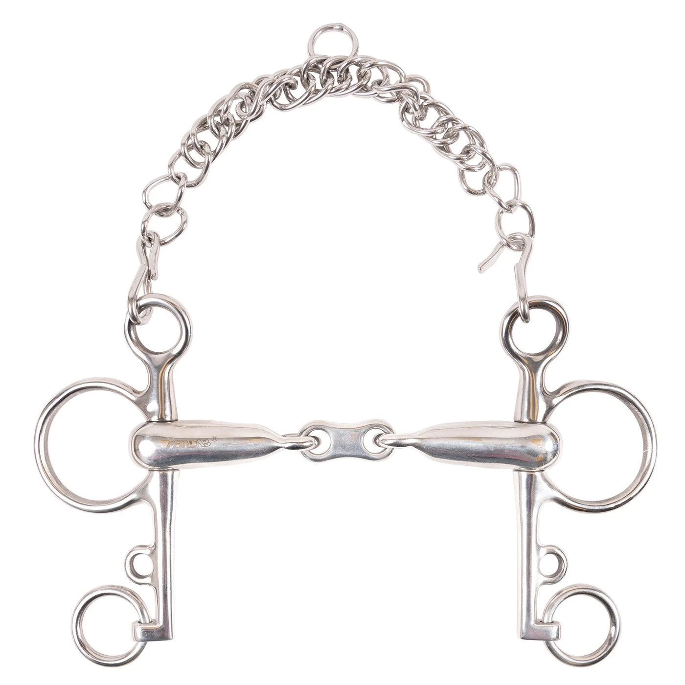 Metalab Hollow Mouth French Link Pelham Bit 3 Metalab Hollow Mouth French Link Pelham Bit