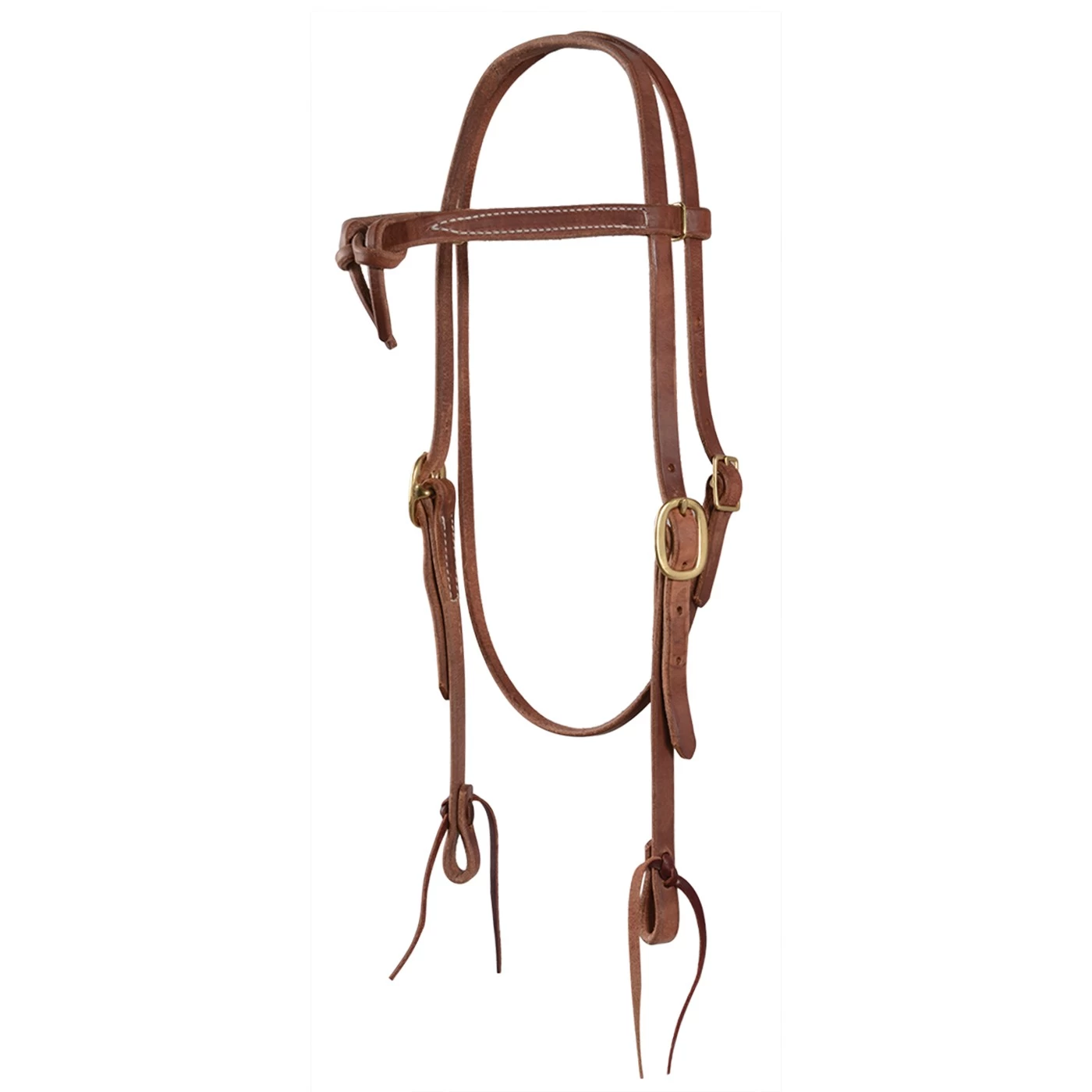 Copper Canyon Harness Leather Futurity Knot Headstall W/ Ties 3 Copper Canyon Harness Leather Futurity Knot Headstall W/ Ties