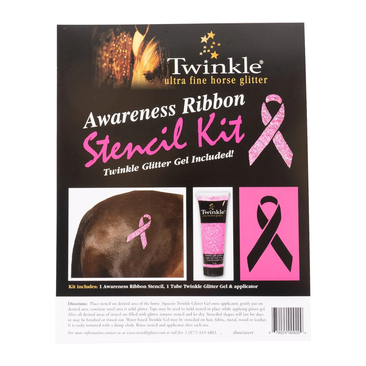 Twinkle Glitter Awareness Stencil Kit 3 Twinkle Glitter Awareness Stencil Kit
