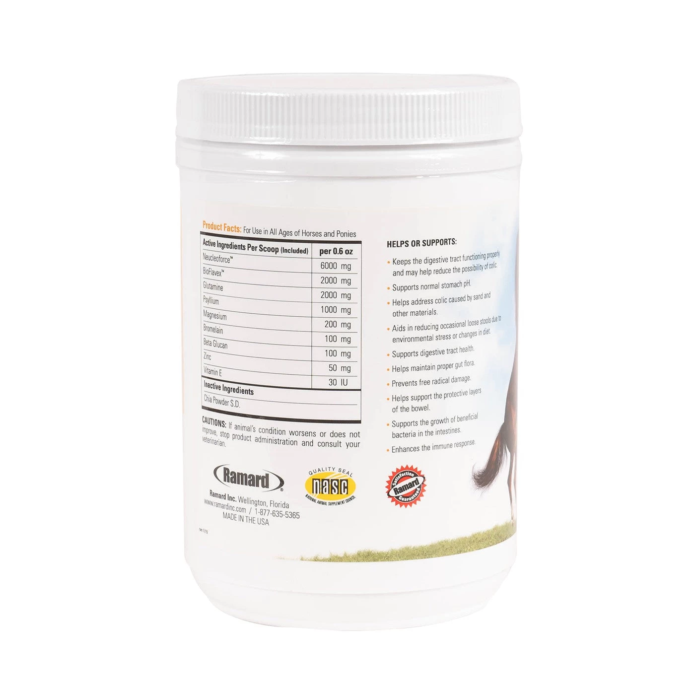 Ramard Total Gut Health Horse Supplement 1.12lb 5 Ramard Total Gut Health Horse Supplement 1.12lb - Image 3