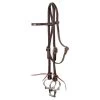 Western Rawhide Single Ply Browband Headstall W/ Ties -Horse Supplies Store 74410