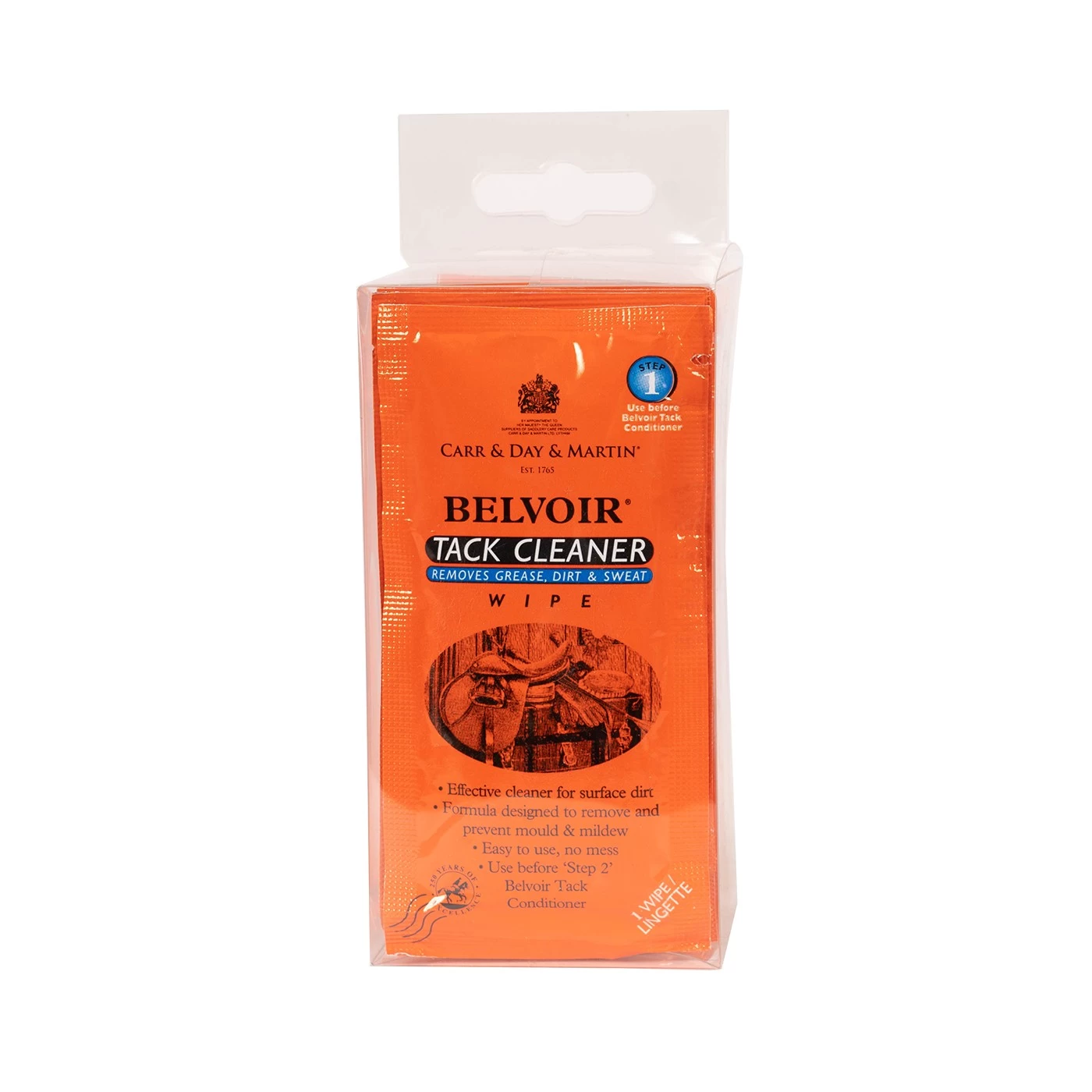 Carr & Day & Martin Belvoir Tack Cleaning Wipes - Pkg Of 15 3 Carr & Day & Martin Belvoir Tack Cleaning Wipes - Pkg Of 15