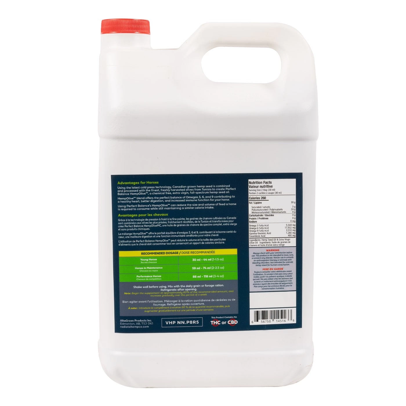 Perfect Balance Hemp Olive Oil 4 L 4 Perfect Balance Hemp Olive Oil 4 L - Image 2