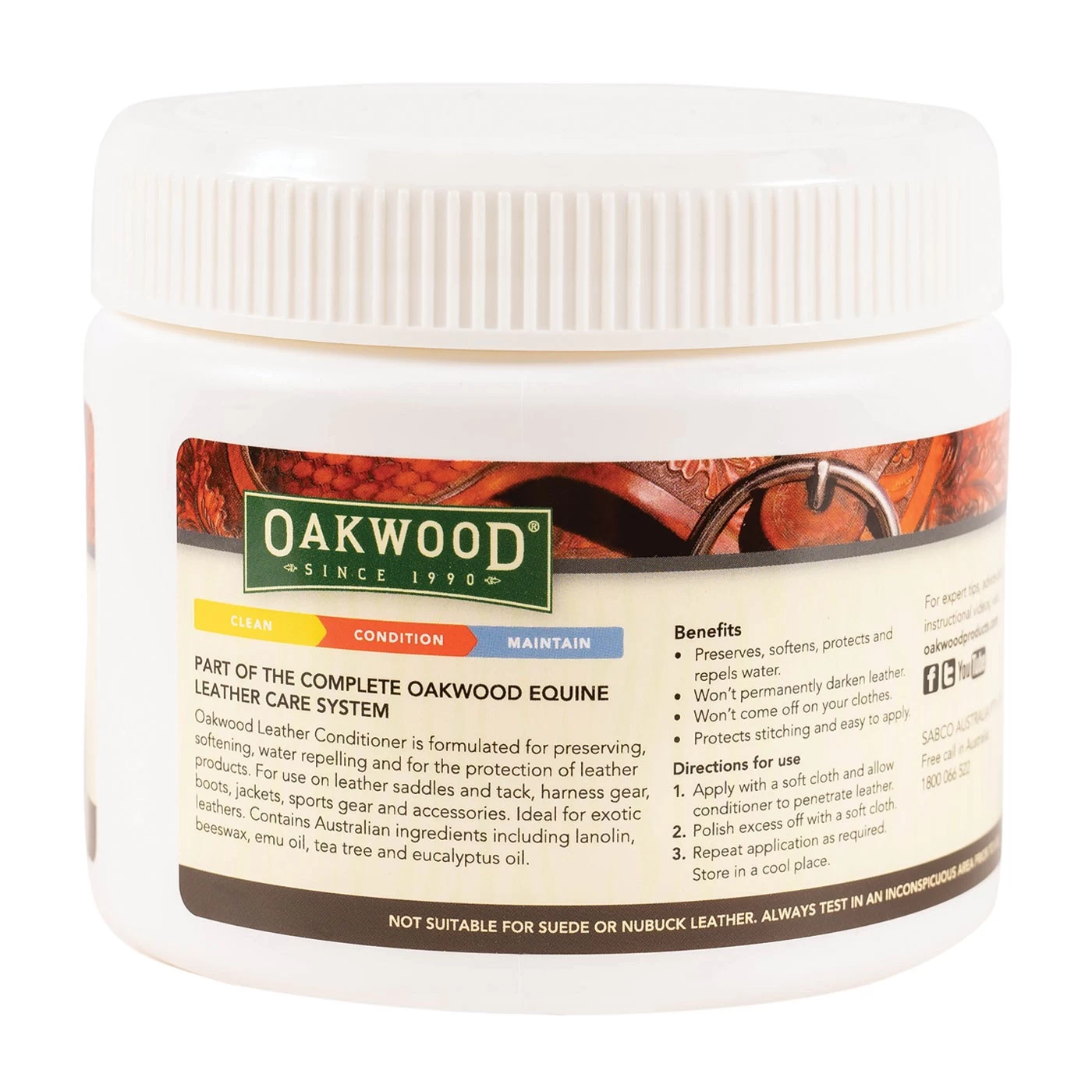 Oakwood Leather Conditioner 460 G 4 Oakwood Leather Conditioner 460 G - Image 2
