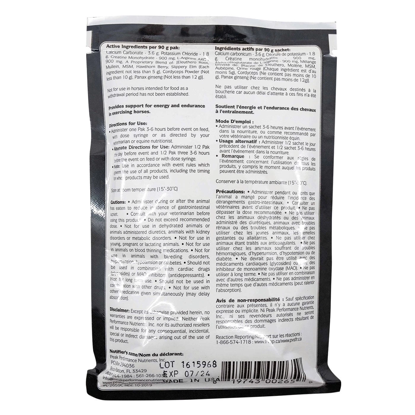 Peak Performance Power Pak Nitro 90 G 4 Peak Performance Power Pak Nitro 90 G - Image 2