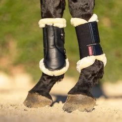 LeMieux Fleece Edged Mesh Brushing Boots -Horse Supplies Store 83849