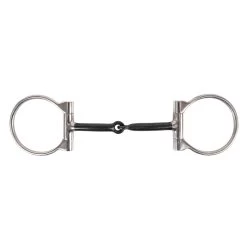 Metalab Fixed Ring Sweet Iron Snaffle W/ Copper Inlay
