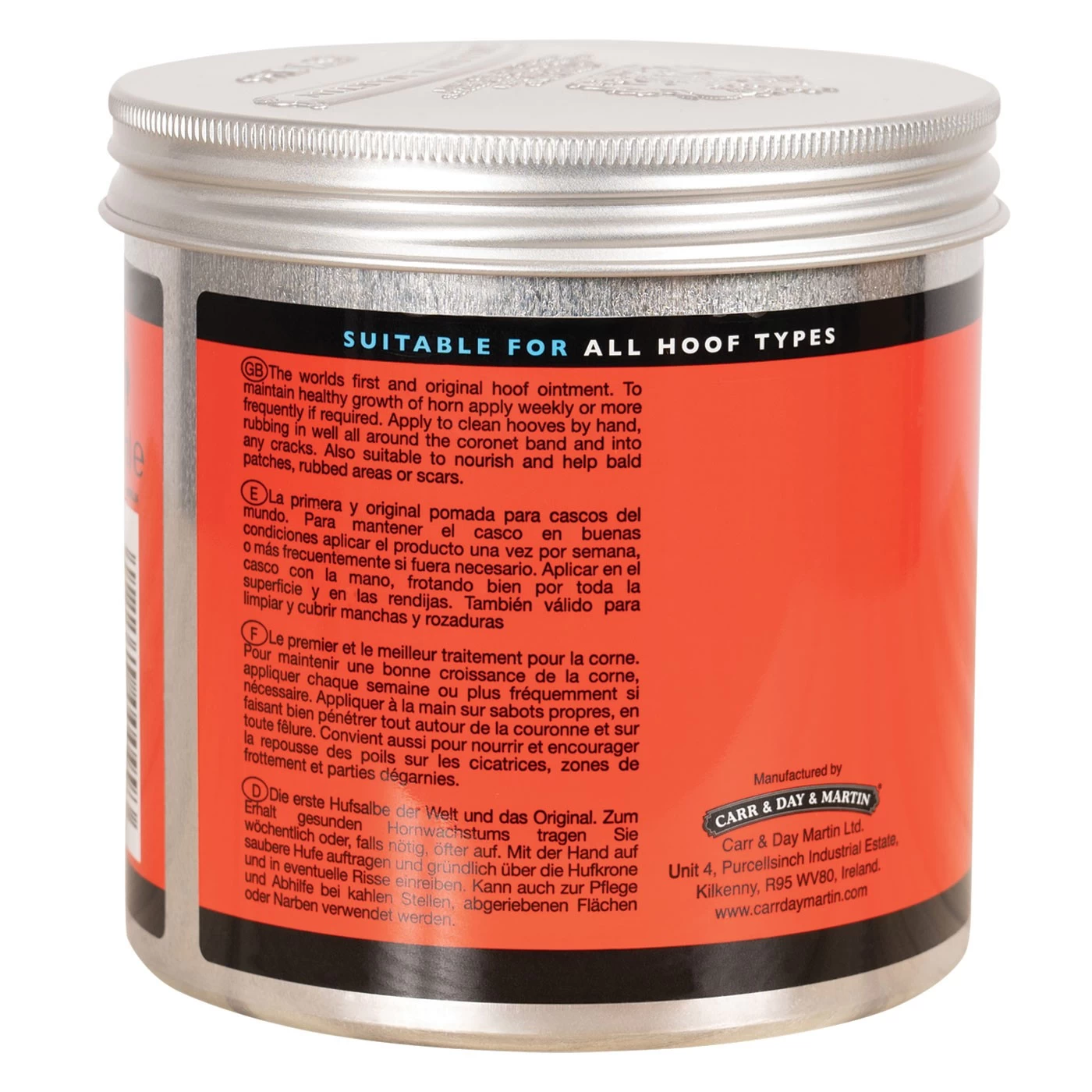 Carr & Day & Martin Cornucrescine Original Hoof Ointment 500 ML 5 Carr & Day & Martin Cornucrescine Original Hoof Ointment 500 ML - Image 3