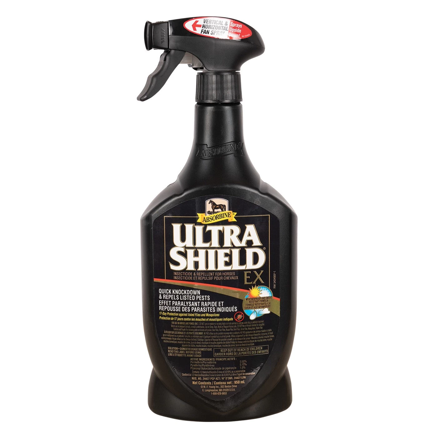 Absorbine UltraShield Ex Fly Repellent W/ Sprayer 950 ML 3 Absorbine UltraShield Ex Fly Repellent W/ Sprayer 950 ML