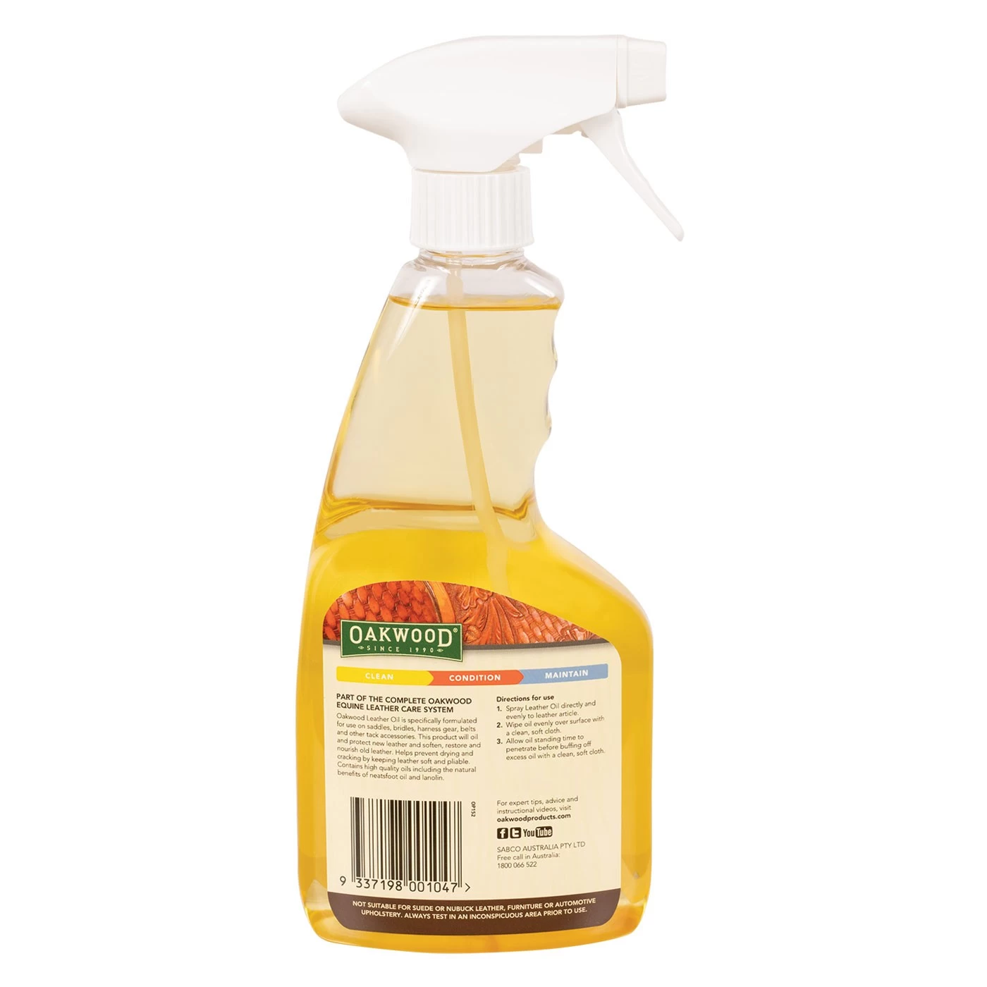 Oakwood Leather Oil 500 ML 4 Oakwood Leather Oil 500 ML - Image 2