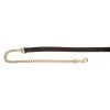 Connemara Leather Lead W/ 24 In. Brass Chain -Horse Supplies Store 90471