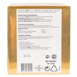 TRM Electrolyte Gold 50g - Pkg Of 30 -Horse Supplies Store 91094