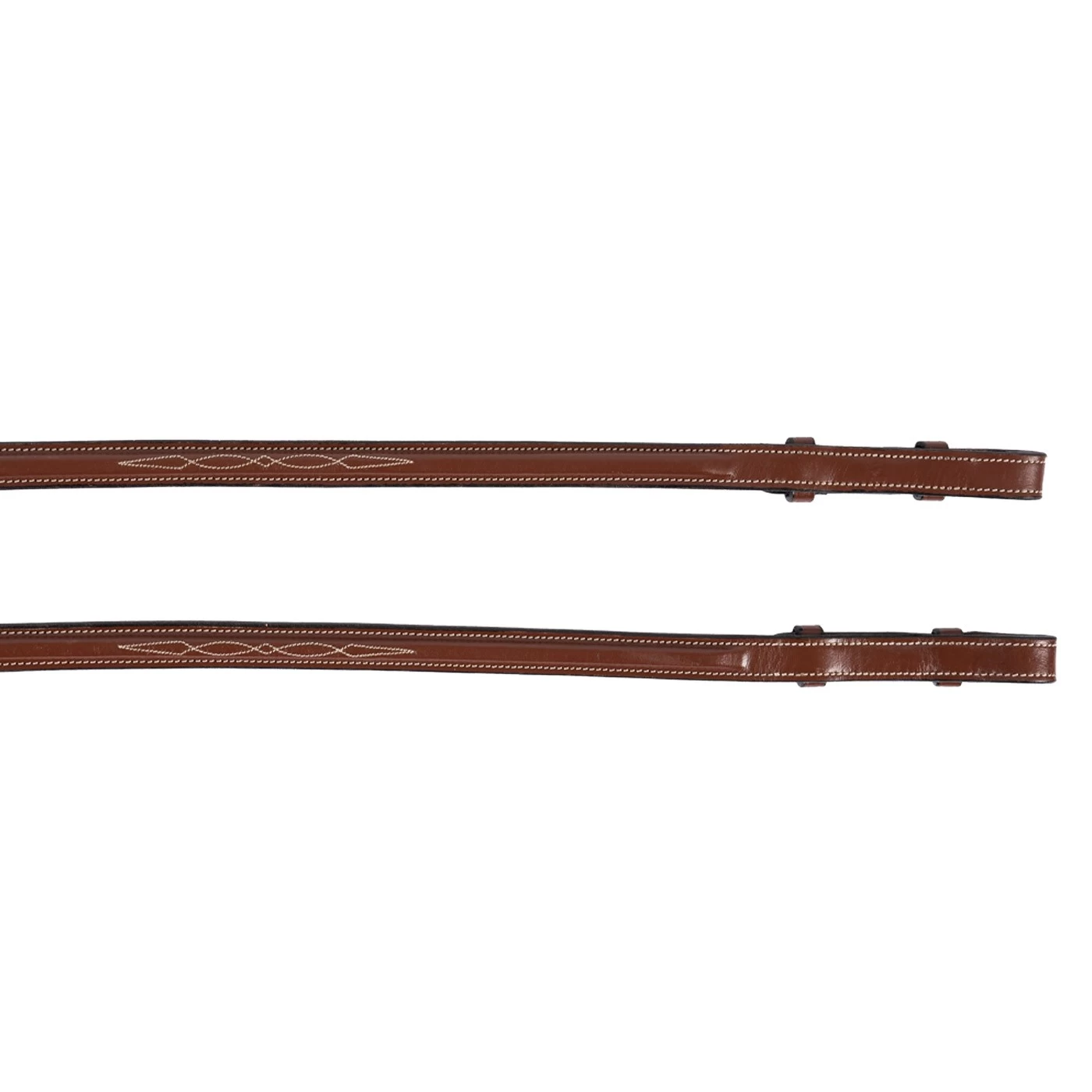 Val Du Bois Fancy Stitched Raised Laced Reins 4 Val Du Bois Fancy Stitched Raised Laced Reins - Image 2