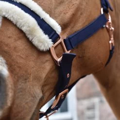 Shedrow Rose Gold Sheepskin Lined Halter -Horse Supplies Store gh 8b0e7907 48ef 4e25 b932 0288cca4f5e7