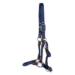 Shedrow Nylon & Leather Halter -Horse Supplies Store gh 9f77a01d 66fe 4c6c 97ac d3d813cb1834