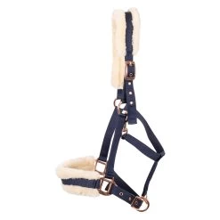 Shedrow Rose Gold Sheepskin Lined Halter