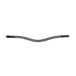 Val Du Bois Clear Crystal Wave Browband